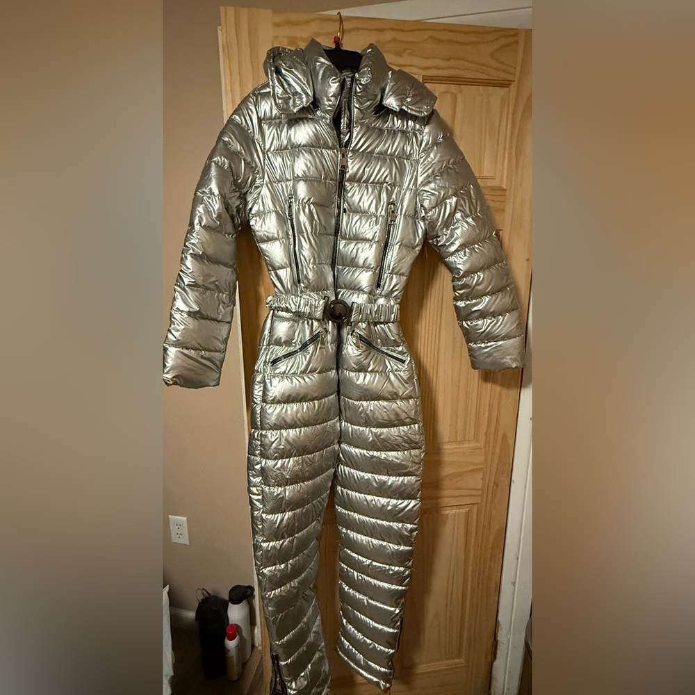 Silver Women's Puffer Jacket